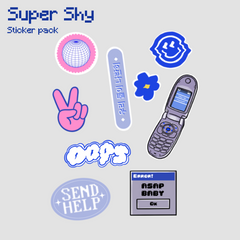 Super Shy Sticker Pack