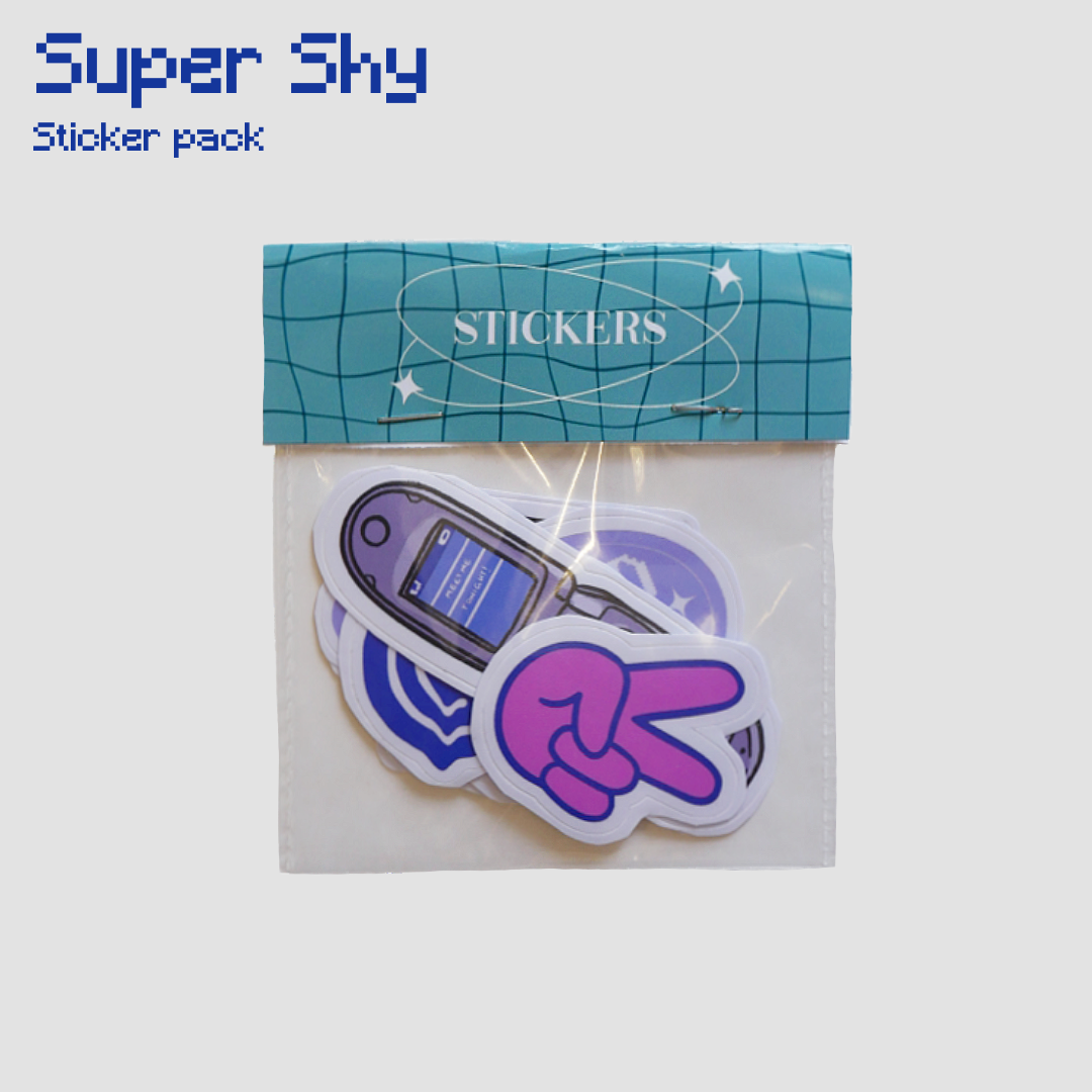 Super Shy Sticker Pack