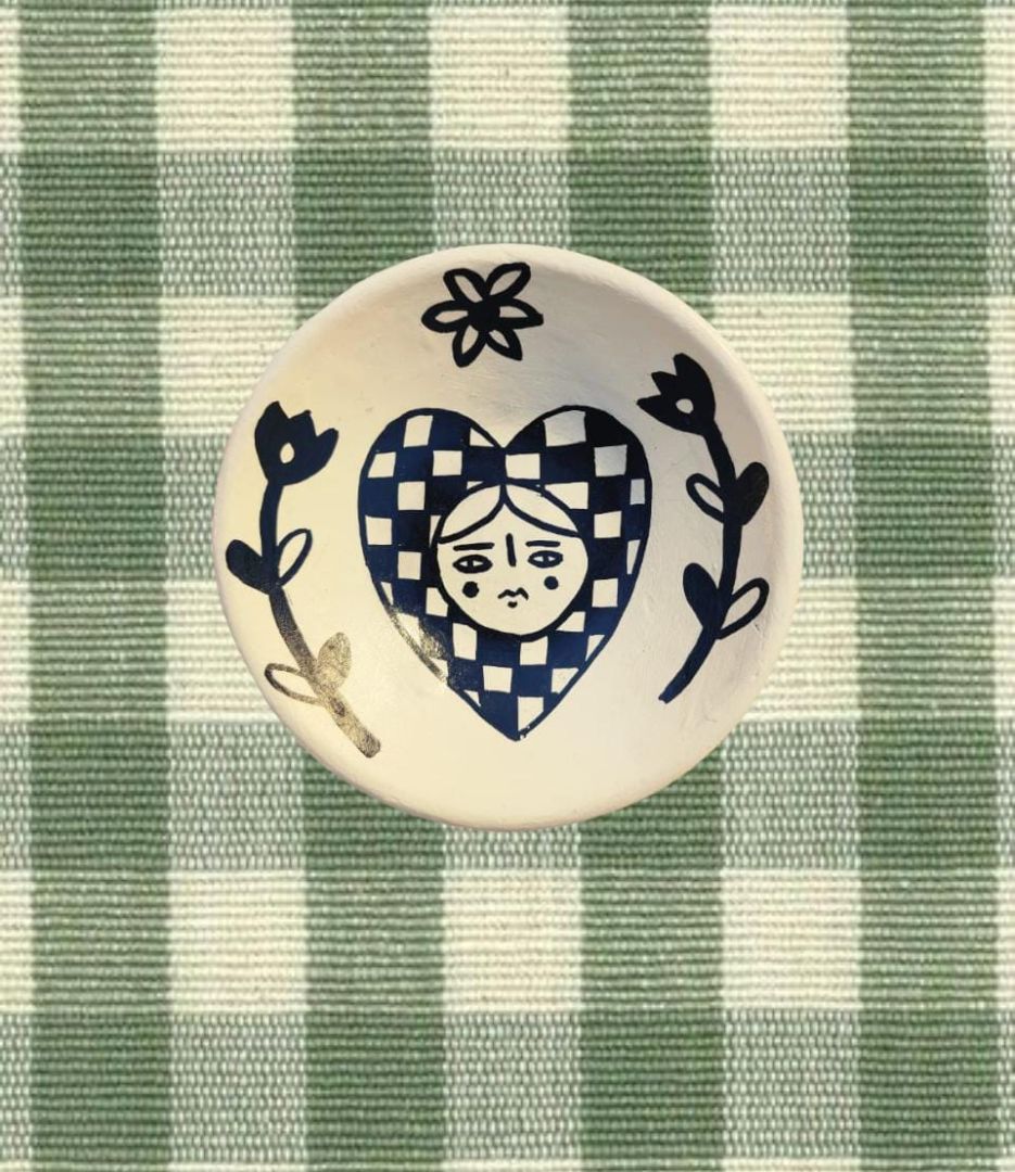 The Nonchalant Girl Trinket Dish