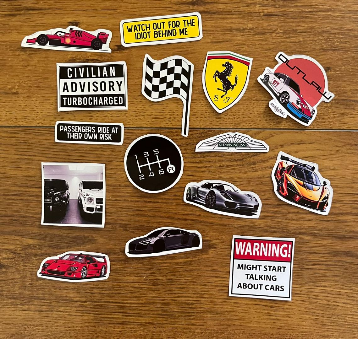 Vroom Sticker Pack (15 Stickers)