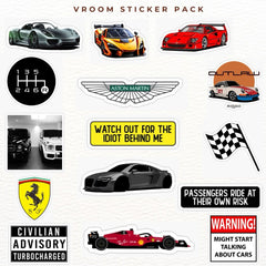 Vroom Sticker Pack (15 Stickers)