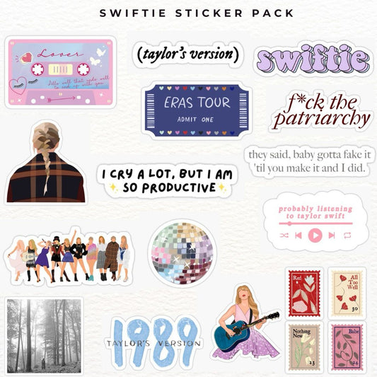 Swiftie Sticker Pack (15 Stickers)