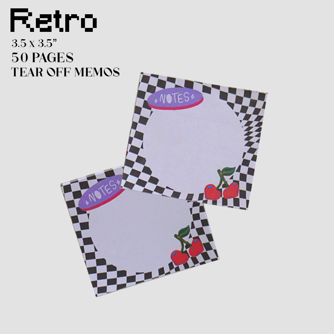 Retro Memo Pad