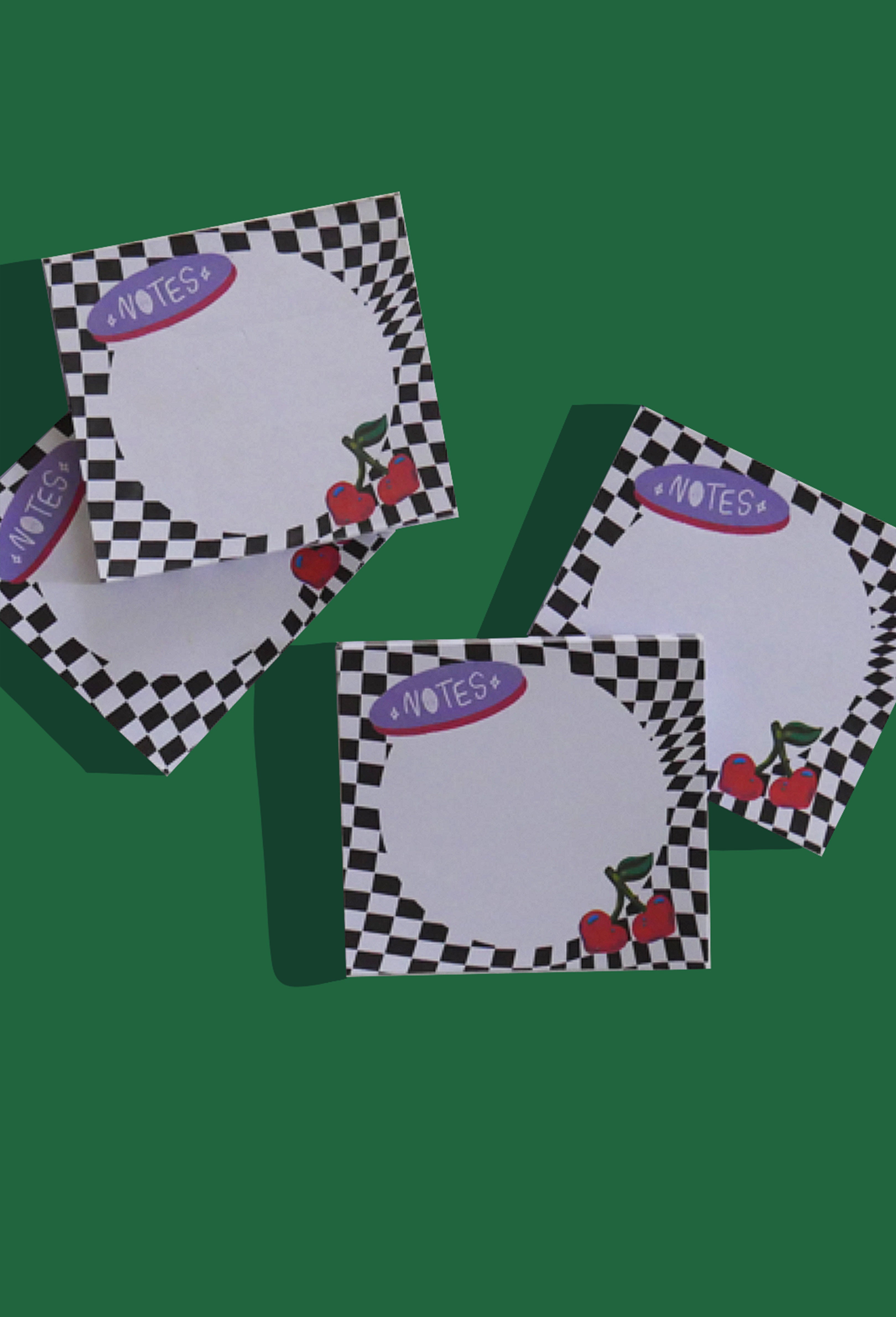 Checkered Memo Pad
