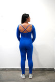 Cross-Back Body Wrap - Cobalt